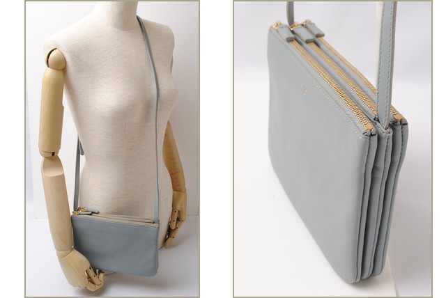 セリーヌ　CELINE　ショルダーバッグ　レザー/ブラウン　　　