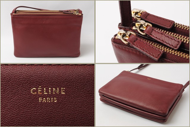 セリーヌ　CELINE　ショルダーバッグ　レザー/ブラウン　　　