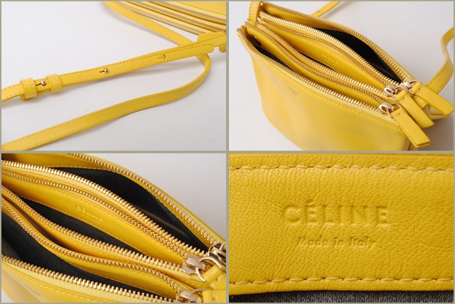 セリーヌ　CELINE　ショルダーバッグ　レザー/ブラウン　　　