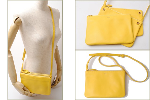 セリーヌ　CELINE　ショルダーバッグ　レザー/ブラウン　　　