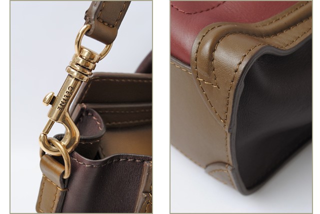 セリーヌ CELINE ショルダーバッグ レザー/ブラウン