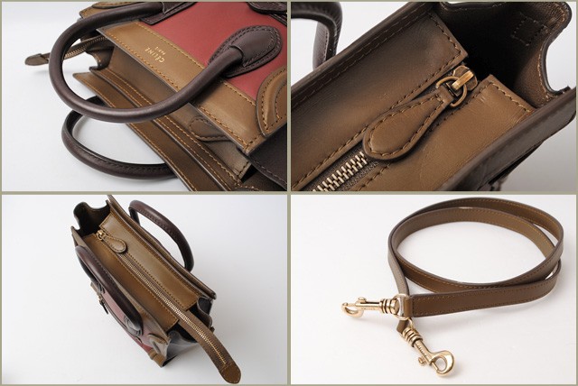 セリーヌ CELINE ショルダーバッグ レザー/ブラウン