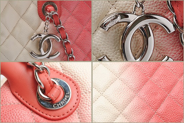 CHANEL ピンク キルティング トートバッグ