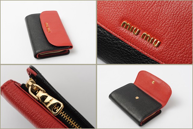 ミュウミュウ　miumiu　ファスナー付長財布