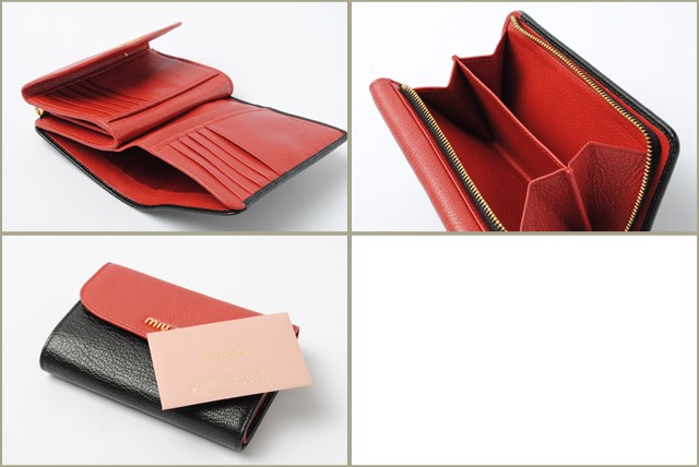 ミュウミュウ　miumiu　ファスナー付長財布