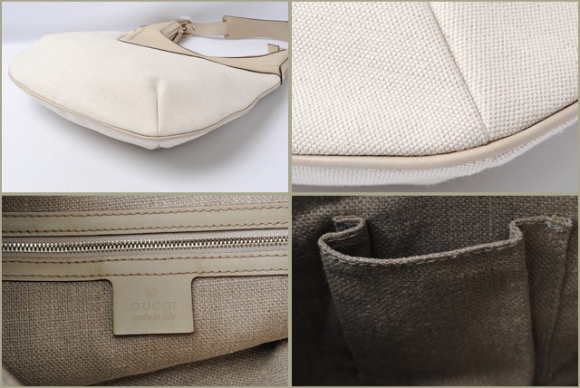 グッチ　GUCCI　ミニボストンバッグ　GG柄ベージュ/ベビーピンク　124542