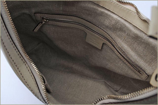 グッチ　GUCCI　ミニボストンバッグ　GG柄ベージュ/ベビーピンク　124542