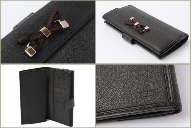 グッチ　GUCCI　折財布　メタルバー　GGベージュ/ピンク　ピンク×カーキ×ブルーライン　181669