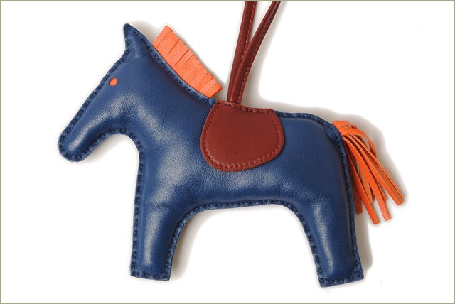 新品　エルメス　ロデオMM ラゴン　ブルーイズミール　ブーゲンビリアGRIGRI HERMES エルメス バッグチャーム GRIGRI RODEO/ロデオチャーム