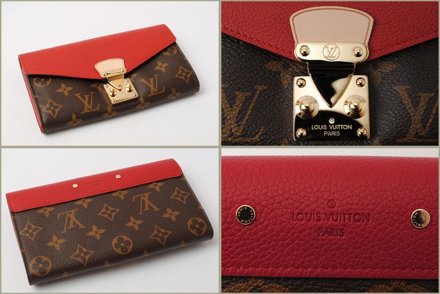 ルイヴィトン　モノグラム　ファスナー付長財布　ポルトフォイユ・アンソリット