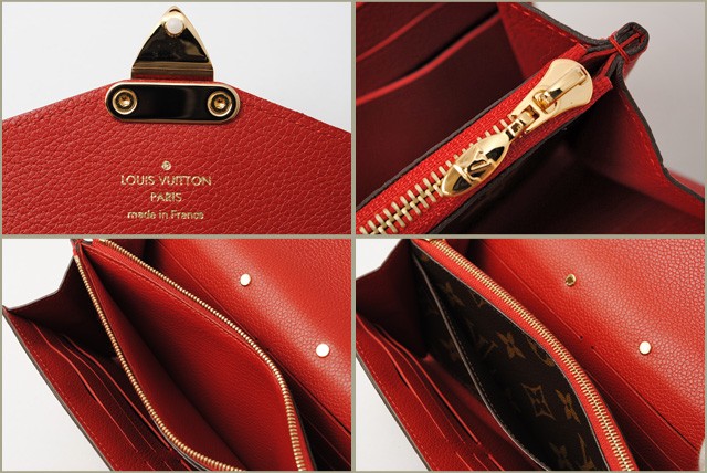 ルイヴィトン　モノグラム　ファスナー付長財布　ポルトフォイユ・アンソリット