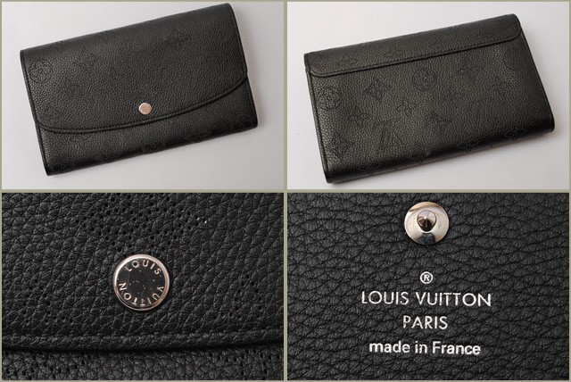 【最安値】ルイヴィトン❣️モノグラムマヒナ ポルトフォイユイリス 長財布✨ノワール LOUIS VUITTON ルイヴィトン 財布 長財布/ポルトフォイユ