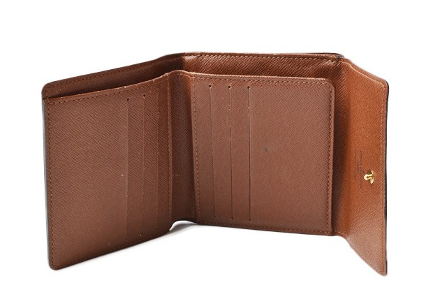 ルイヴィトン Louis Vuitton モノグラム ポルトフォイユエリーズ M61654 ダブルホック 3つ折り財布 レディース 送料無料 【中古】 LOUIS VUITTON（ルイ・ヴィトン） 財布 モノグラム 折財布 ダブル