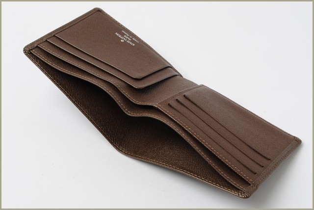 ルイ ヴィトン カードポケット付 折財布/ポルトフォイユ・フロリン ダミエ N60011