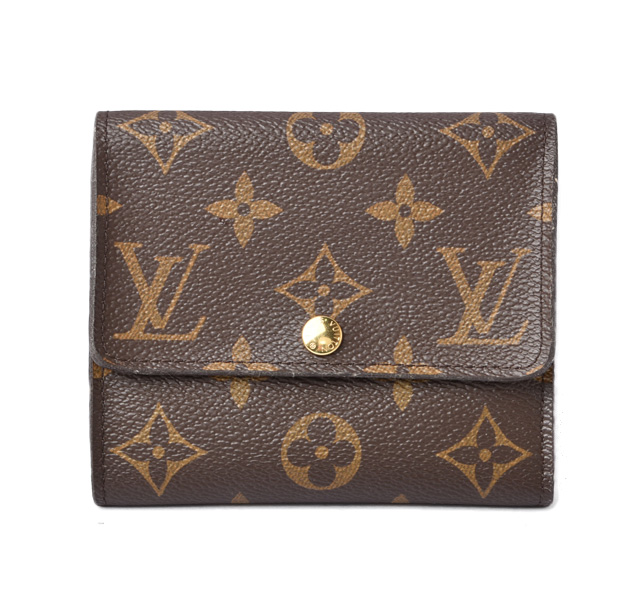 ルイヴィトン 中古 財布 モノグラム LOUIS VUITTON 折財布 