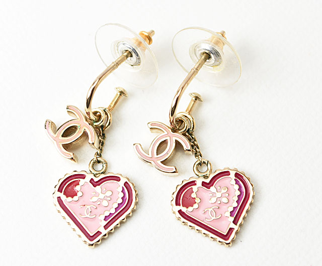 シャネル ピアス CHANEL EARRING ABC445 ココマーク メタル