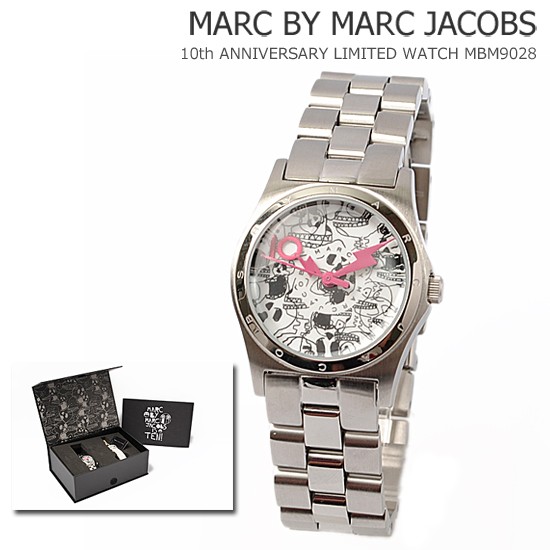 マークバイマークジェイコブス 腕時計 MARC BY MARC JACOBS レディース 10周年記念限定モデル スカル柄 シルバー MBM9028  : mbm-9028 : Import shop P.I.T. - 通販 - Yahoo!ショッピング