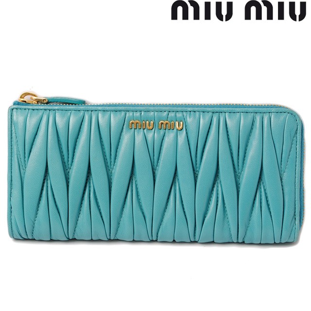 ミュウミュウ miumiu ファスナー付長財布