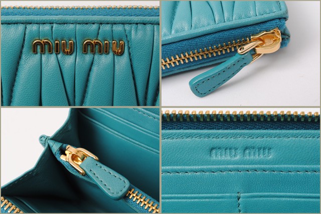 ミュウミュウ miumiu ファスナー付長財布