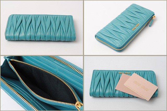 ミュウミュウ miumiu ファスナー付長財布