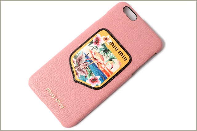 miu ミュウミュウ iPhone 6 プラスケース/6sプラスケース miumiu