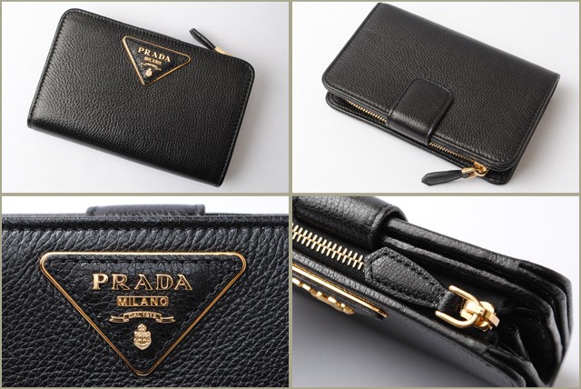PRADA　プラダ　2折長財布