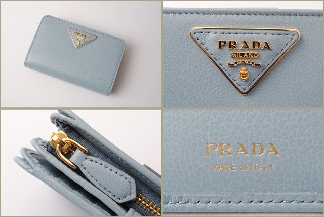 PRADA　プラダ　2折長財布