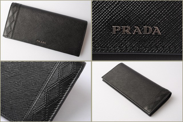 PRADA　プラダ　2折長財布