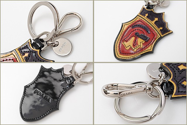 プラダ PRADA 携帯ストラップ スカル シルバー