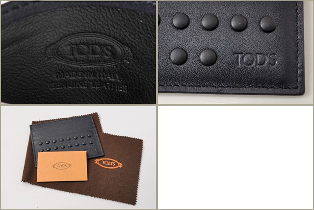 TOD'S（トッズ） カードケース/名刺入れ メンズライン レザー ダーク