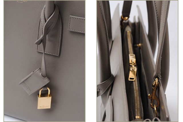 サンローラン サックドジュール 肩紐　ショルダーのみ カラー:グレー Yves Saint Laurent サンローラン ハンドバッグ/ショルダー