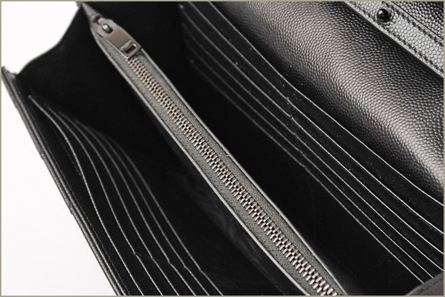 YSL イヴ・サンローラン　トートバッグ クロコ柄ステッチ　パテントレザー　ブラック　181234