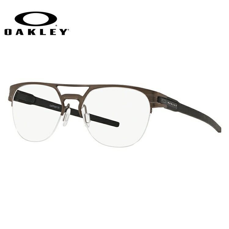 OAKLEY オークリー 正規品 メガネフレーム LATCH T1 OX5134-0454 マットセメント 新品 ハーフリム チタン製 度付き加工可 オークリー 眼鏡 フレーム OAKLEY メガネ LATCH KEY TI