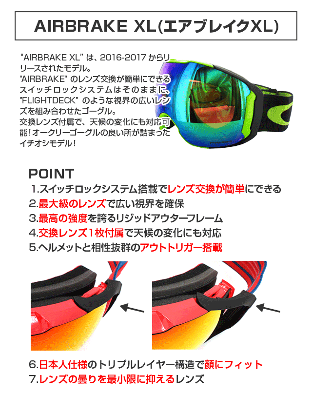 OAKLEY オークリー ゴーグル プリズム エアブレイク XL OO7078