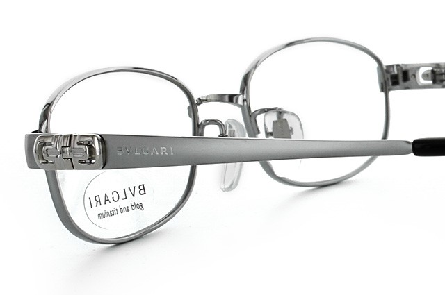 ブルガリ メガネ フレーム 国内正規品 伊達メガネ 老眼鏡 度付き ブルーライトカット BVLGARI BV2076TK 4017 52  シルバー/ブラック メンズ レディース 日本製