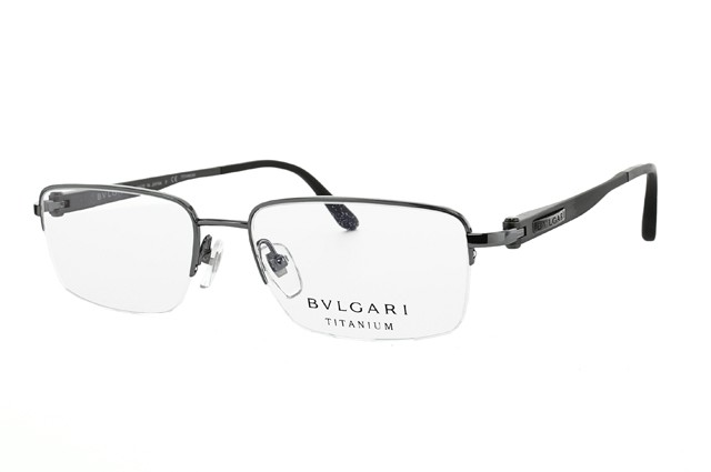 ブルガリ　メガネ　眼鏡 BVLGARI（ブルガリ） 眼鏡 伊達メガネ対応 BV1083TD 103 54 ガンメタル