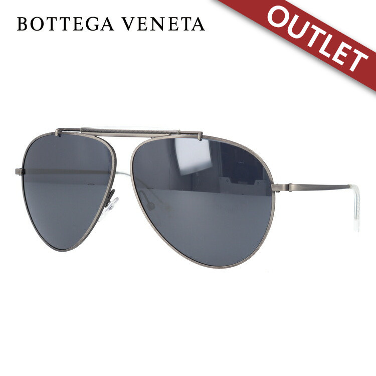 �󂠂� �{�b�e�K���F�l�^ �T���O���X BOTTEGA VENETA B.V. 159S SLN/4X SMTT ANTSILV SEMI MATTE SILVER/SMOKE MIRROR �e�B�A�h���b�v �����Y ���f�B�[�X