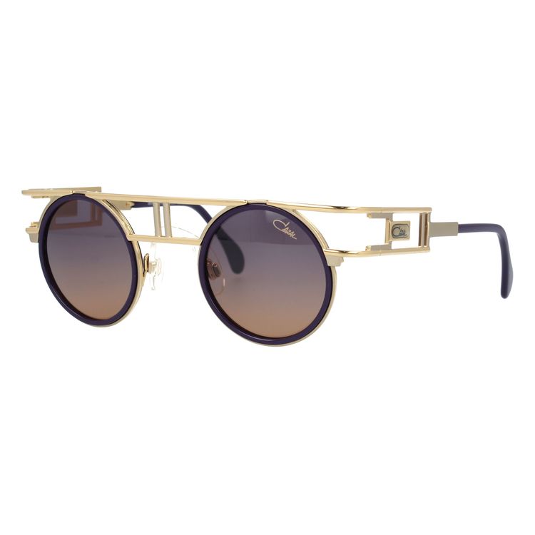 サングラス CAZAL FW25 Cazal - 668/3 003 - (668 3 COL 003) Cazal™ 668/3 Round Sunglasses | EyeOns.com