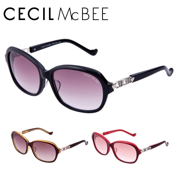 (新品)サングラスセシルマクビー CECIL McBEE セシルマクビー サングラス CMS1005-1/CMS1005-2