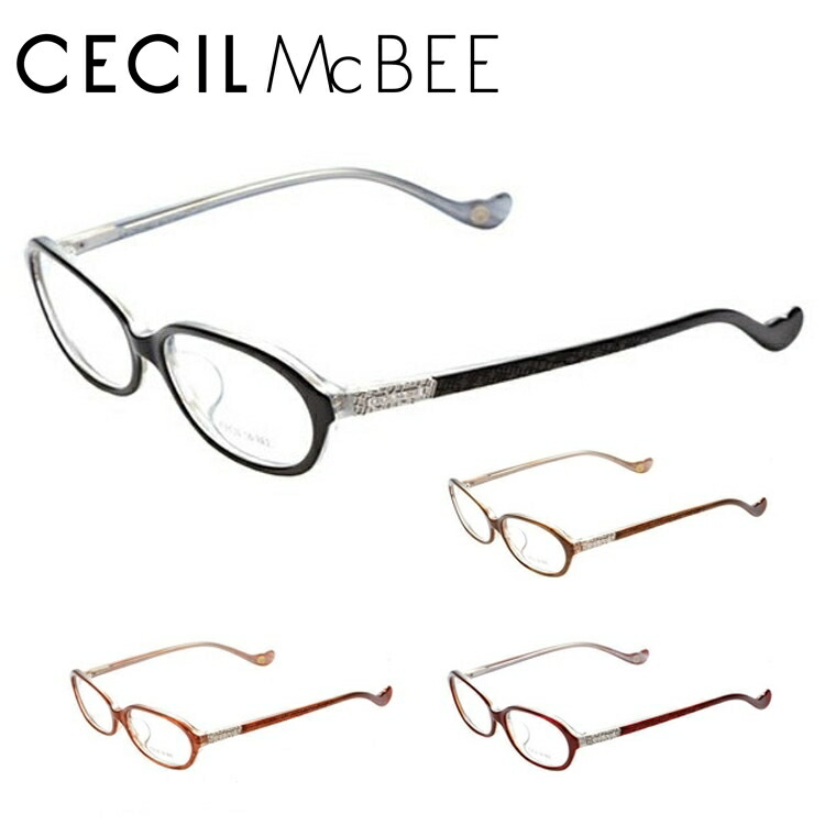 CECIL McBEE セシルマクビー フレーム ブランド 伊達 度付き 度