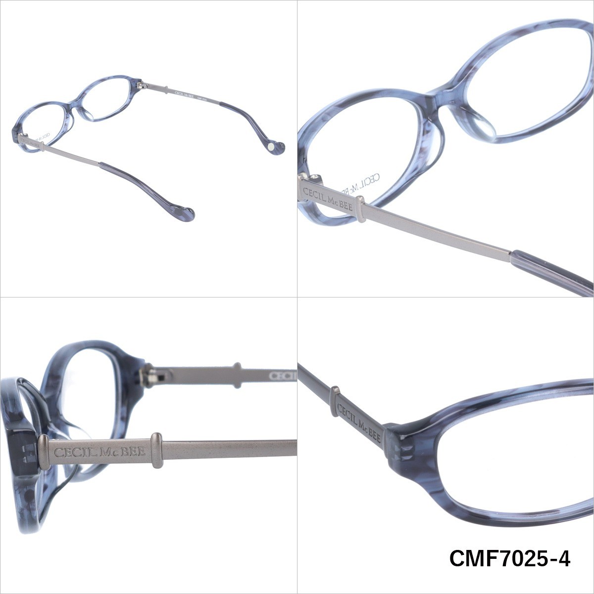 CECIL McBEE セシルマクビー 伊達 度付き 度入り メガネ