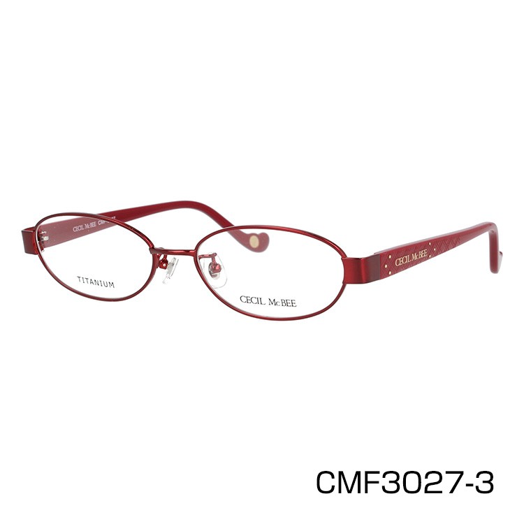 CECIL McBEE セシルマクビー 伊達 度付き 度入り メガネ