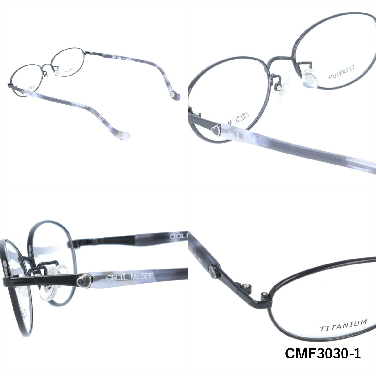 CECIL McBEE セシルマクビー メガネ 眼鏡 フレーム 度付き 伊達