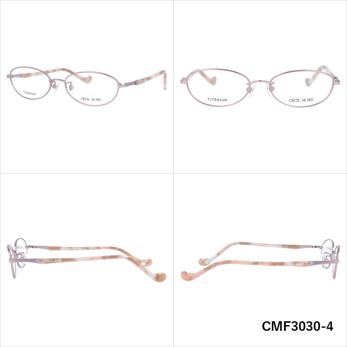 CECIL McBEE セシルマクビー メガネ 眼鏡 フレーム 度付き 伊達