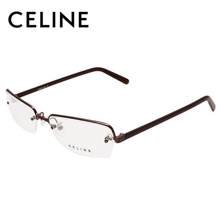 セリーヌ フレーム 伊達 度付き 度入り メガネ 眼鏡 CELINE VC1101 55サイズ 0K01 レディース スクエア/ツーポイント プレゼント ギフト