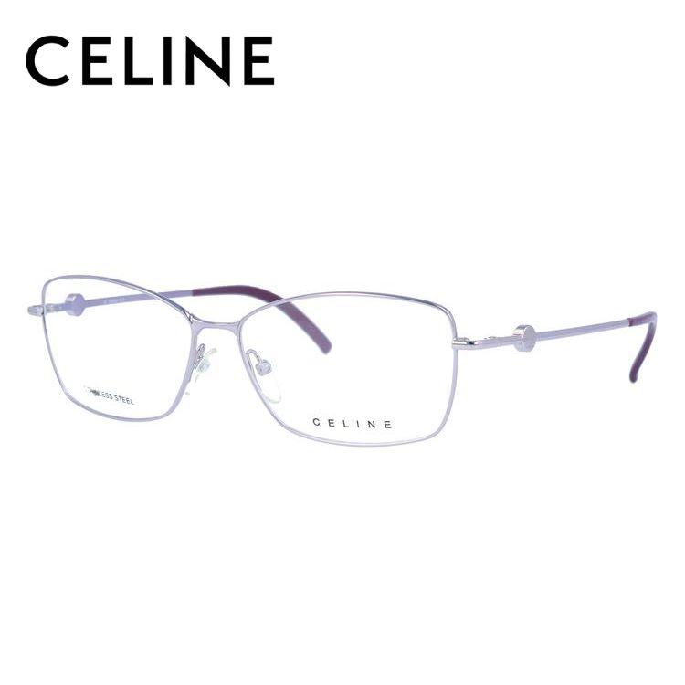 セリーヌ フレーム 伊達 度付き 度入り メガネ 眼鏡 CELINE VC1243 55サイズ 0SE3 レディース スクエア プレゼント ギフト｜brand-sunglasshouse｜02