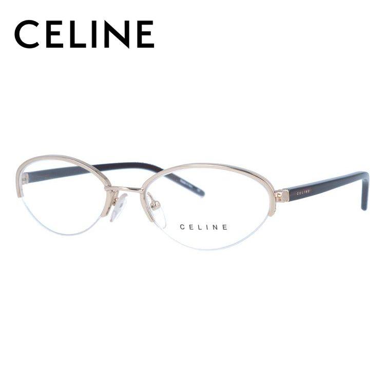 セリーヌ フレーム 伊達 度付き 度入り メガネ 眼鏡 CELINE VC1252M 52サイズ 0300 レディース ハーフリム/フォックス プレゼント ギフト｜brand-sunglasshouse｜02