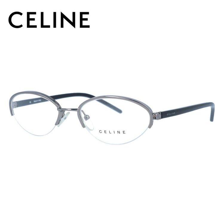 セリーヌ フレーム 伊達 度付き 度入り メガネ 眼鏡 CELINE VC1252M 52サイズ 0568 レディース ハーフリム/フォックス プレゼント ギフト｜brand-sunglasshouse｜02