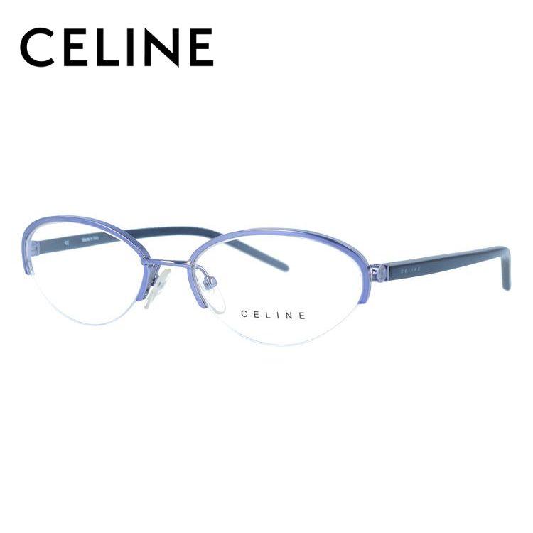 セリーヌ フレーム 伊達 度付き 度入り メガネ 眼鏡 CELINE VC1252M 52サイズ 0S53 レディース ハーフリム/フォックス プレゼント ギフト｜brand-sunglasshouse｜02