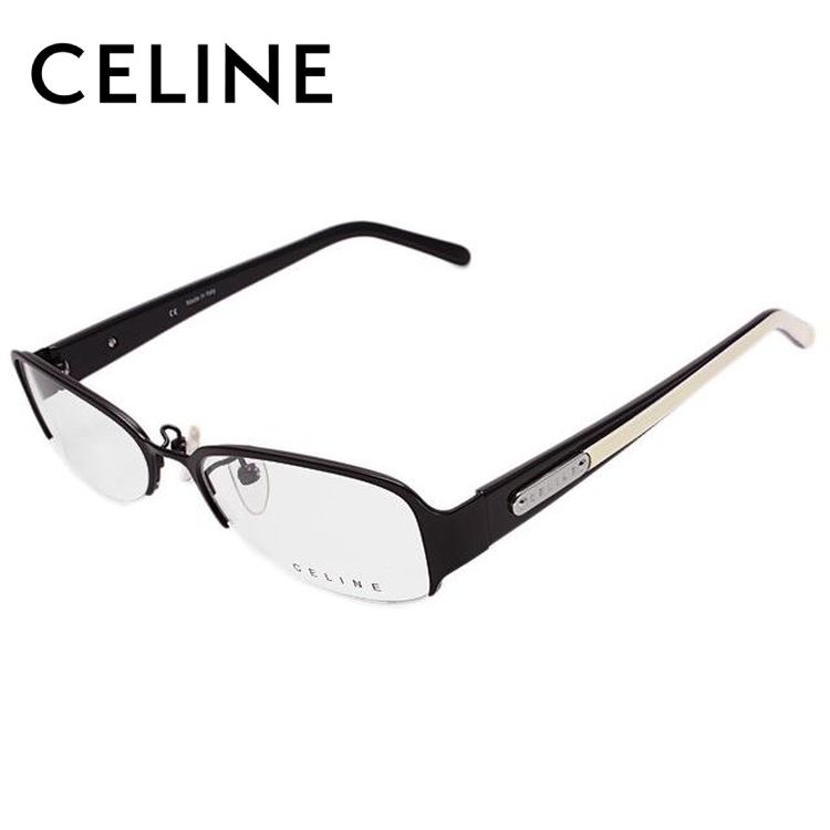 セリーヌ フレーム 伊達 度付き 度入り メガネ 眼鏡 CELINE VC1372M 52サイズ 0531 レディース ハーフリム/ラウンド プレゼント ギフト